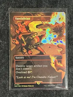 Vandalblast Deadpool Borderless Foil - SLD 1757 NM - MTG Magic - Image 1