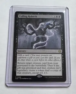 Coiling Rebirth #86 Bloomburrow Rare Sorcery MTG NM/M - Image 1