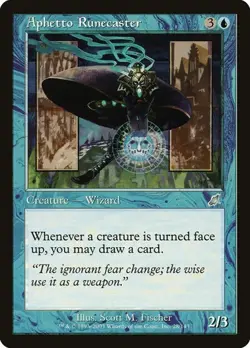 2x Aphetto Runecaster Scourge LP MTG - Image 1