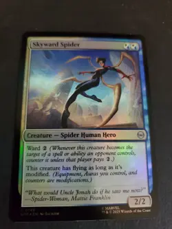 NM - Skyward Spider C ( Foil ) Marvel's Spider-Man 146 MTG - Image 1