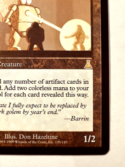 Metalworker - Urza's Destiny 1999 - MTG Magic the Gathering 2 - Image 5