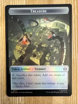 Treasure Token (0007) Spider Token (0003) Marvel's Spider-Man MTG FOIL - Image 2