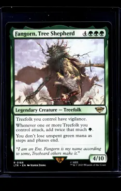 2023 MTG Magic The Gathering LOTR Lord of the Rings #166 Fangorn Tree Shepherd - Image 1