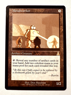 Metalworker - Urza's Destiny 1999 - MTG Magic the Gathering 2 - Image 1