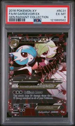 PSA 7 Pokemon TCG 2016 Xy Generations Radiant Collection #RC31 Fa/M Gardevoir Ex - Image 1