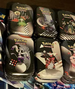 Pokemon Unova Black Bolt White Flare Mini Tin Set Of 8 Factory Sealed - 16 Packs - Image 3