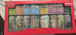 Pokemon TCG Prismatic Evolutions Costco 8 Mini-Tin Bundle w/ Promo Cards sealed - Image 1