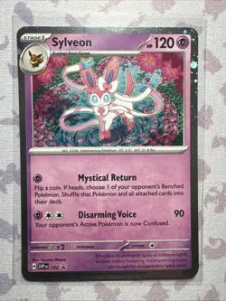 Sylveon 172 Prismatic Evolutions Cosmos Holo Black Star Promo Pokemon TCG LP - Image 1
