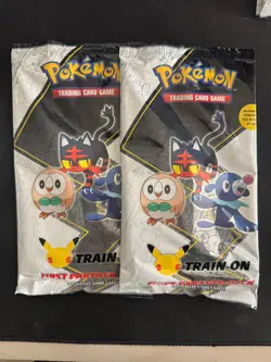 Pokemon TCG First Partner Pack Alola Region Train On Brand New Sealed Free Ship - Image 1