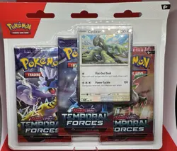 Pokemon TCG - Scarlet & Violet Temporal Forces 3 Pack Blister NEW FACTORY SEALED - Image 1