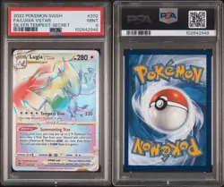 2022 POKEMON SWORD & SHIELD SILVER TEMPEST SECRET FULL ART/LUGIA VSTAR 202 PSA 9 - Image 3
