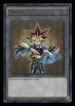 Yugioh Token YGLD-ENTKN Ultra Rare Limited Edition LP - Image 1