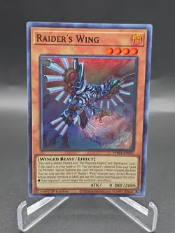 Yugioh Raiderâ€™s Wing PHRA-EN001 Ultra Rare 1st Ed NM - Image 1