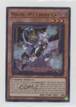 Super Rare - Maliss P Chessy Cat 1st Ed. YuGiOh!: Crossover Breakers - Image 1