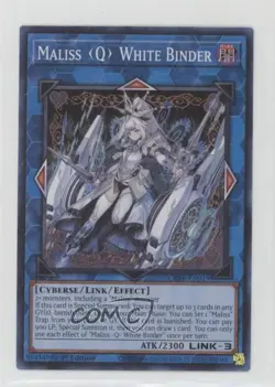 Super Rare - Maliss Q White Binder 1st Ed. YuGiOh!: Crossover Breakers - Image 1