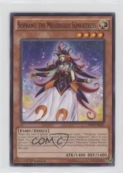 Soprano the Melodious Songstress 1st Ed. YuGiOh Crossed Souls Base Set - Image 1
