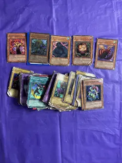 Lot Of Damaged YuGiOh Cards - Image 1