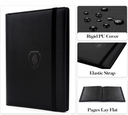 Fabmaker 360 Card Binder 9 Pocket Premium Album for MTG Pokemon YuGiOh Black - Image 1