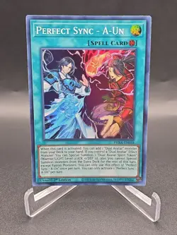 Perfect Sync - A-Un - Yugioh Phantom Rage Super Rare 1st Ed - PHRA-EN058 - NM/MT - Image 1