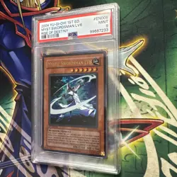 Yugioh! Mystic Swordsman LV6 RDS-EN008 Ultra Rare 1st Edition PSA MINT 9 - Image 1