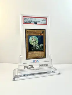 Yugioh LOB-010 2002 Silver Fang 1st Edition PSA 10 - Image 1