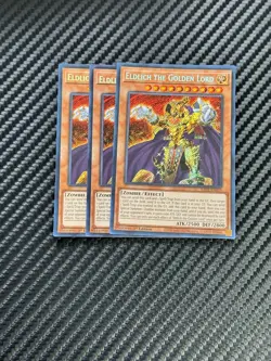 Yugioh x3 Eldlich the Golden Lord RA01-EN019 Secret Rare 1st Edition NM - Image 2