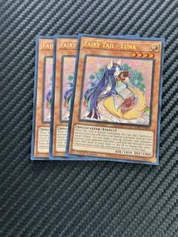 Yugioh 3x Fairy Tail - Luna 1st Edition RA01-EN009 Secret Rare 1st Edition - Image 2
