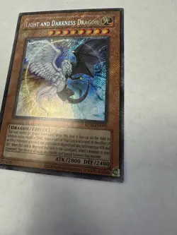 Light And Darkness Dragon RP02-EN095 (2020 Reprint) Secret Rare Holo Bleed NM - Image 5