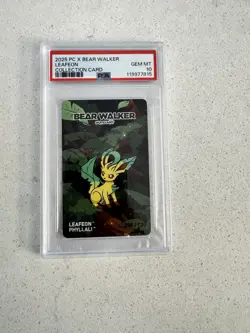 Bear Walker leafeon Card Limited Edition 286/720 - Image 1
