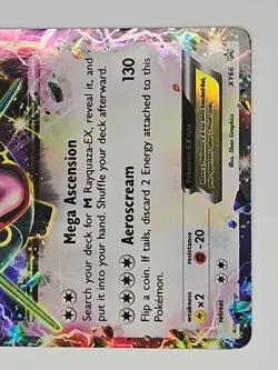 Pokemon Rayquaza EX 2015 Full Art Holo Black Star Promo Card XY69 - Image 4