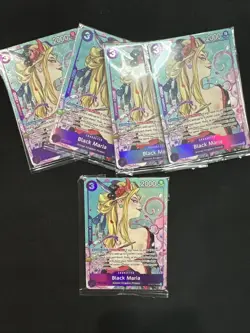 Black Maria Illustration Box Vol.2 OP08-074 One Piece Promotion Cards Foil Seal - Image 1