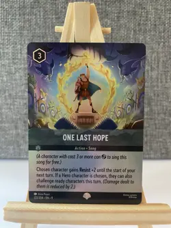Disney Lorcana Fabled - One Last Hope - Card 222/204 Fabled Epic - Image 1