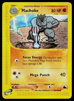Pokemon Card - Machoke Skyridge 38/144 Uncommon - Image 1