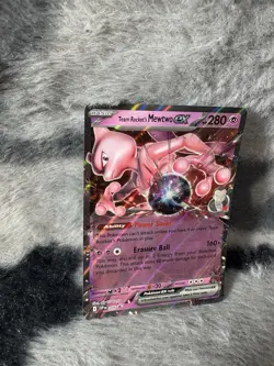 Team Rocket's Mewtwo ex 205 Sv: Scarlet & Violet Promo Cards Holo - Image 4