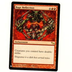 Rage Reflection Mystery Booster The List Reprint Magic The Gathering Card - Image 1