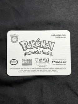 1998 Pokemon Pioneer Viz Video Promo Lenticular Card Alakazam -PIKA-0034D - Image 4