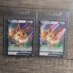 Eevee V SWSH065 SWSH: Sword & Shield Promo Cards Holo (2 Pack) - Image 1