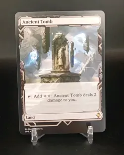 Custom Game Card-Ancient Tomb-LP Condition - Image 1