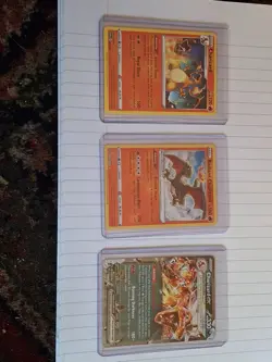 3 Charizard Pokemon Card Set ￼ - Image 1