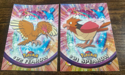 POKEMON TOPPS CARDS LOT #21 SPEAROW #22 FEAROW 2000 TV ANIMATED SERIES VINTAGE - Image 1