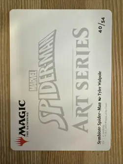 Symbiote Spider-Man (40/54) Art Series NM (Art Card) [MTG] - Image 2