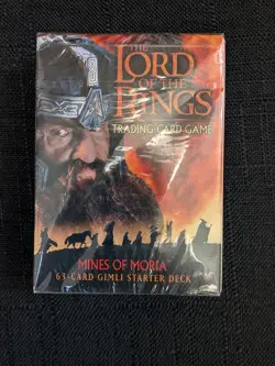 Lord Of The Rings Mines Of Moria 63 Card Gimli Starter Set Factory Sealed - Image 1