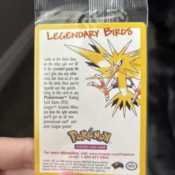 Pokemon TCG Legendary birds WoTC Promo Cards (sealed) Zapdos Moltres Articuno - Image 3