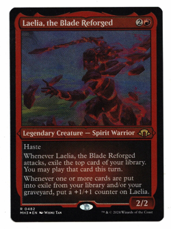 MTG Card Laelia, the Blade Reforged Etched Foil Modern Horizons 3 #0482 Rare! NM - Image 1
