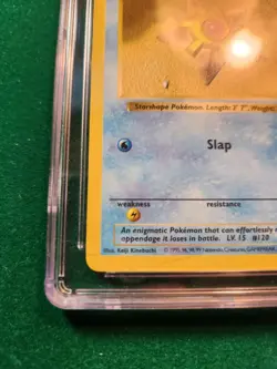 Staryu 65/102 Shadowless Base Set WOTC 1999 Pokemon Card Graded CGC 9.5 - Image 5