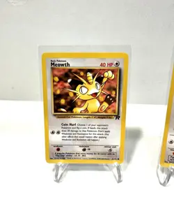 Dark Meowth & Persian 1999 Team Rocket Pokemon Card WOTC *PACK FRESH NEW!* - Image 2