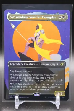 MTG EOE- Syr Vondam, Sunstar Exemplar (Borderless FOIL) - 302 / NM / English - Image 1
