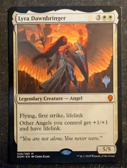 Lyra Dawnbringer - Promo Pack - Dominaria (MTG) - Image 1