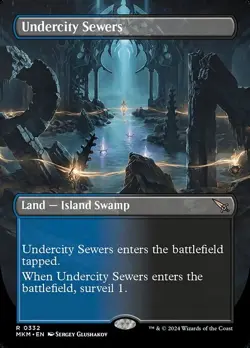 Undercity Sewers Borderless FOIL #332 | MKM Murders at Karlov Manor | MTG - Image 1
