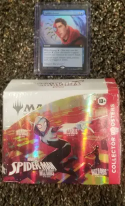 Magic: The Gathering Marvel's Spider-Man Collector Booster Box In Hand w/promo - Image 1